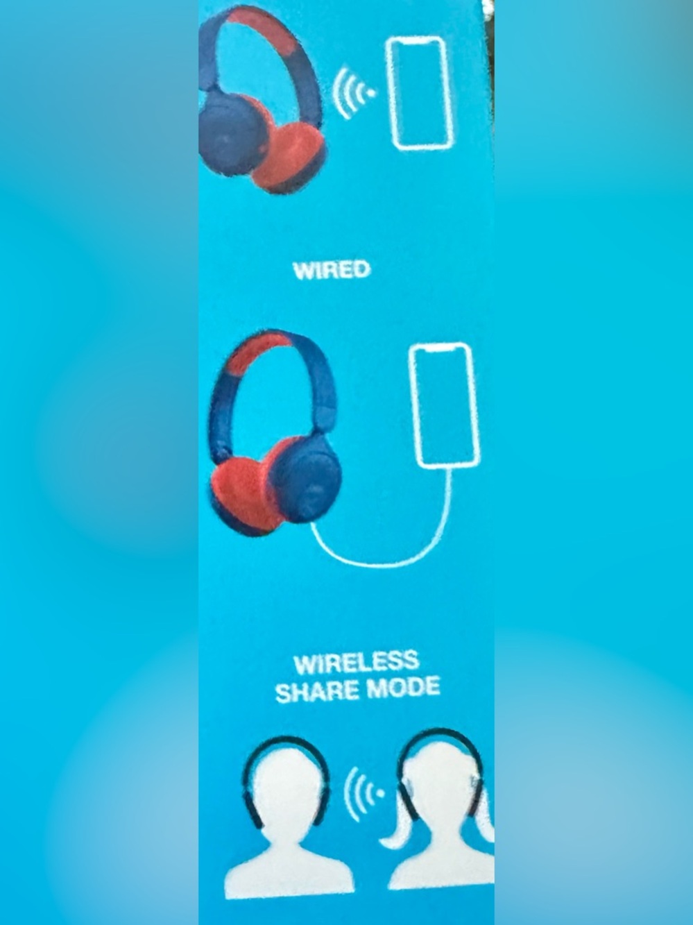 JLab JBuddies ANC Kids Over-Ear Headphones - Blue and Red - Picture 3 of 11